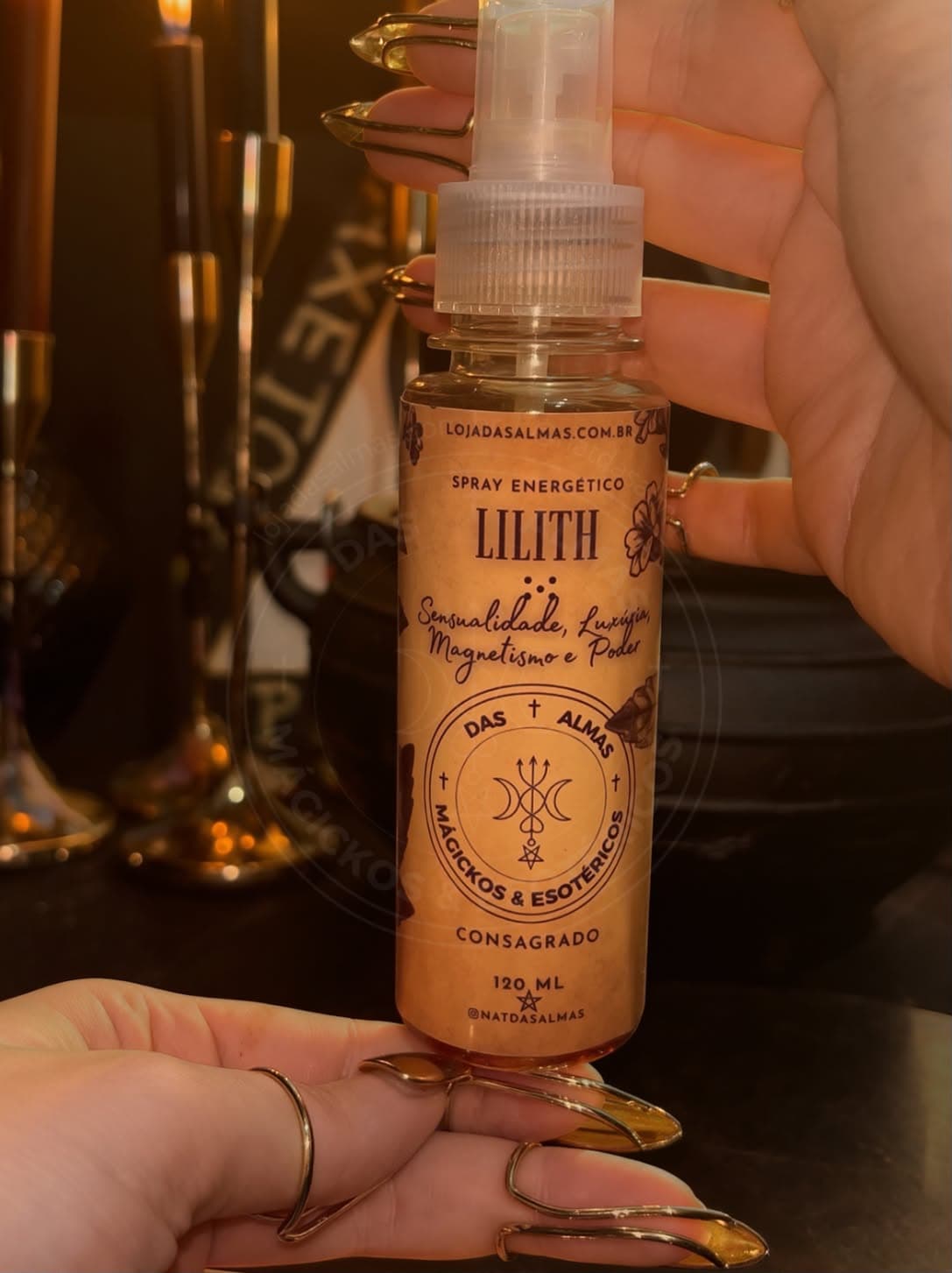Lilith Aura Spray (Spray de sensualidade, luxúria e magnetismo)