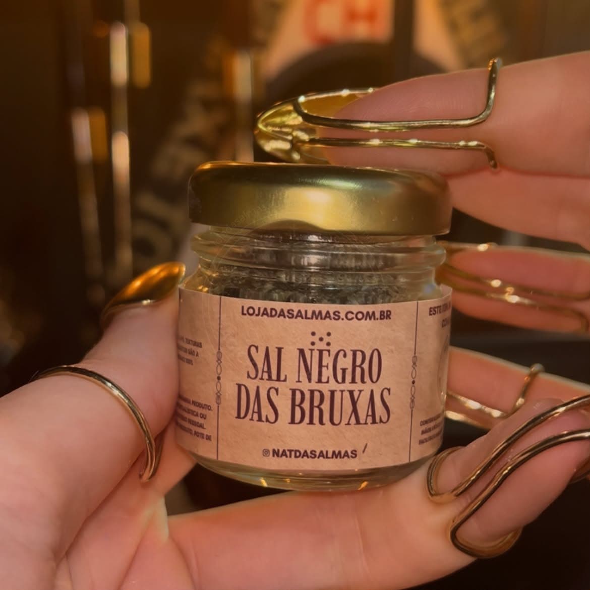Black Salt / Sal Negro das Bruxas (Sal de Banimento e Proteção)