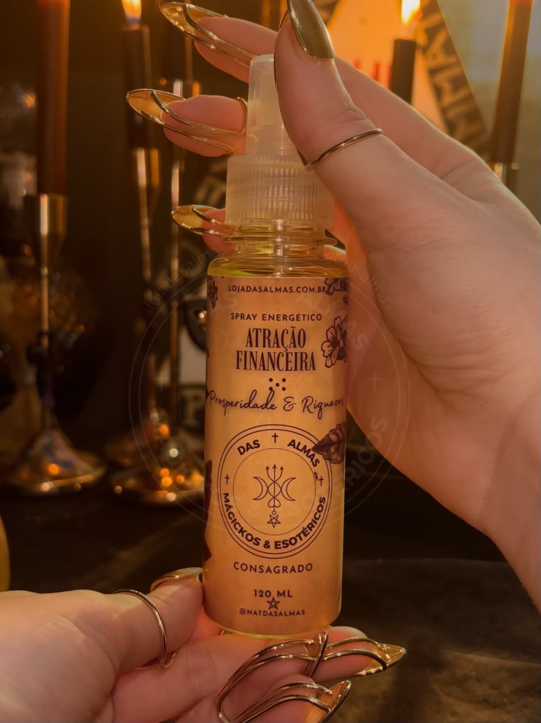 Atração Financeira Aura Spray (Spray Energético de Abertura de Caminhos e Prosperidade)